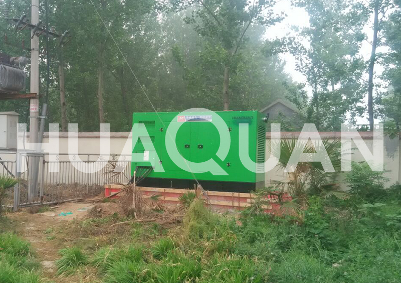 天津園林綠化工程施工400kW發電機組電站項目