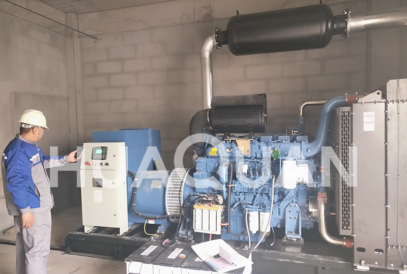 江蘇省淮安市某外國語學校800kW發電機組電站項目